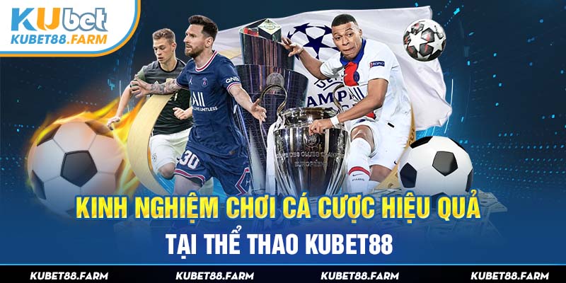 Kinh nghiệm chơi cá cược hiệu quả tại thể thao Kubet88