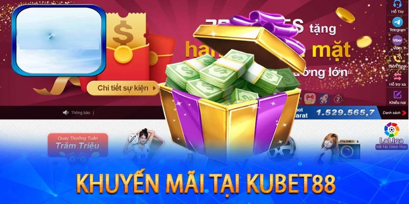 Danh sách khuyến mãi hấp dẫn tại nhà cái Kubet88