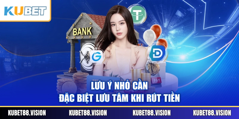 Lưu ý nhỏ cần đặc biệt lưu tâm khi rút tiền 